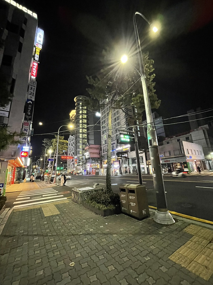 韓国の夜景